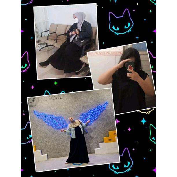 inner dress jumbo katun tanpa lengan jumbo busui non busui daleman gamis manset gamis sleeveless gam