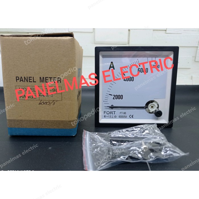 Ampere Meter Analog Fort Via Ct 30/5 - 6000/5A