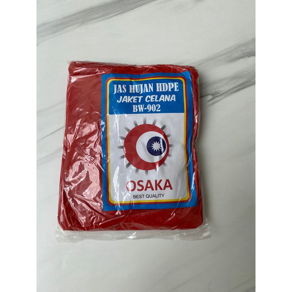 Jas Hujan Plastik Jaket Celana Ponco Murah HDPE