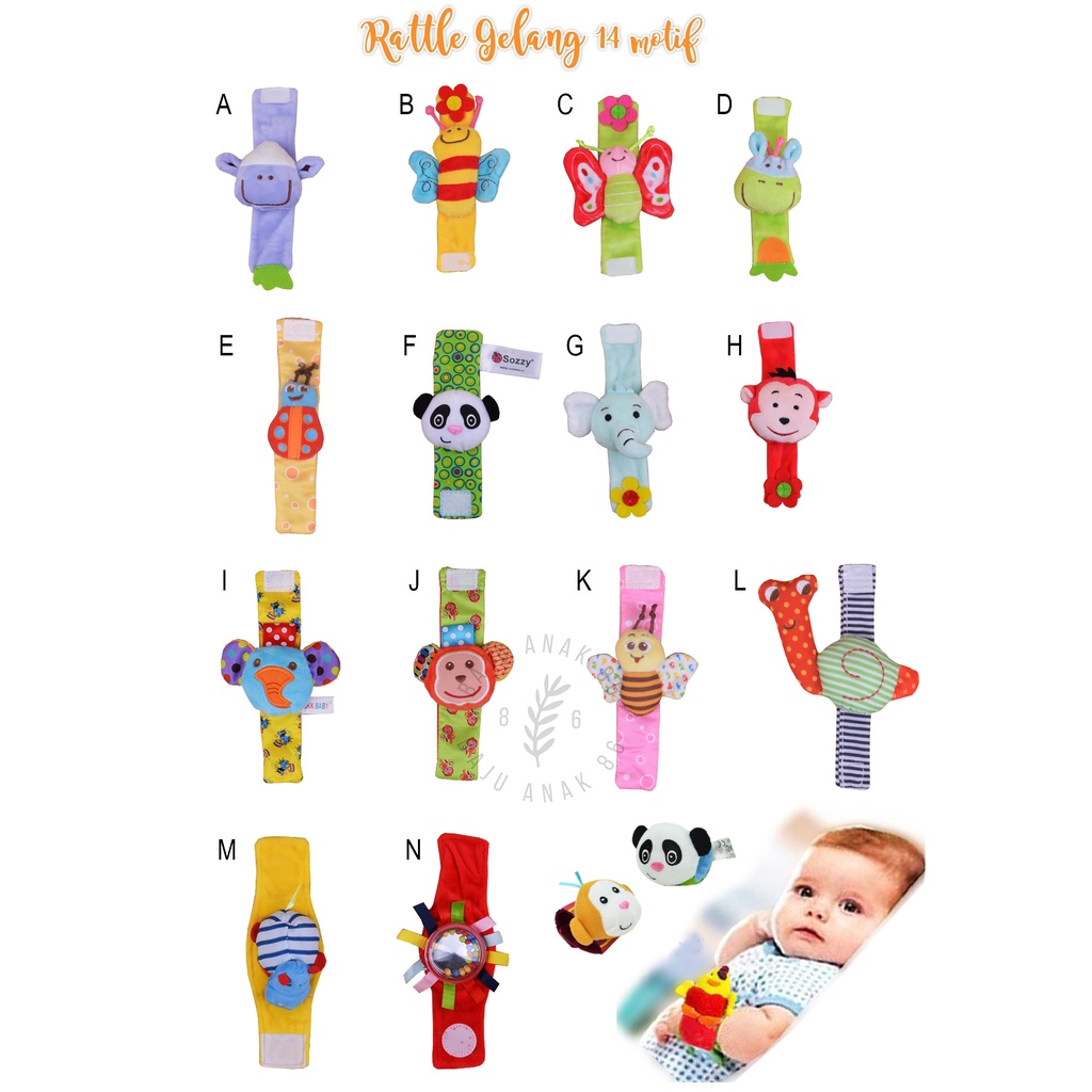 Gelang Rattle Bayi - 022.4490