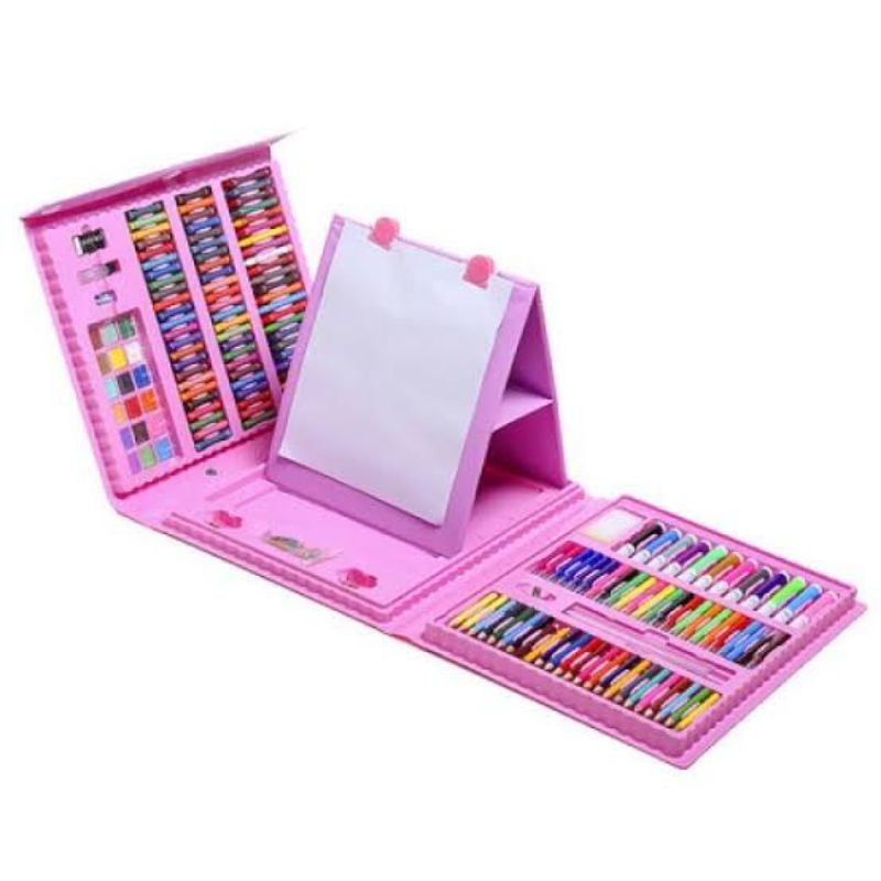 Crayon Viral super mega Art Set 208pcs / Crayon Anak&quot; menggambar