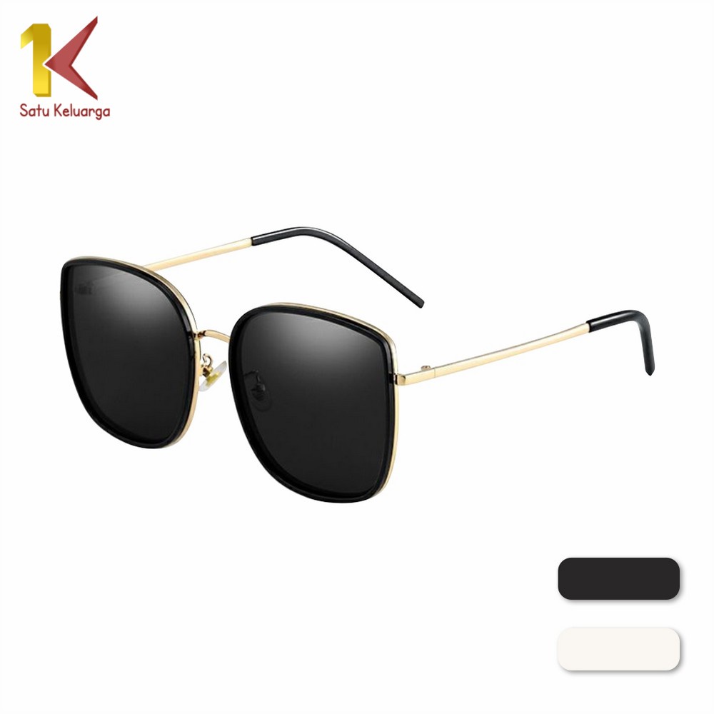 Satu Keluarga Kacamata Hitam Titanium Sunglasses Round Retro C658 Kacamata Fashion Logam Bingkai Kac