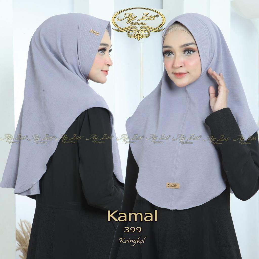 Jilbab Simple Kekinian Kamal orri Ajezas Hijab Instan Ajezas Jilbab kringkel premium