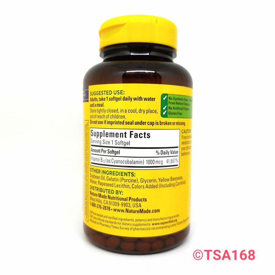 Nature Made Vitamin B12 B-12 1000 mcg 400 sg