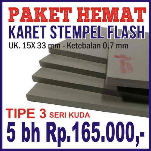 

Terlaris PAKET HEMAT KARET STEMPEL FLASH SERI 3 Termurah