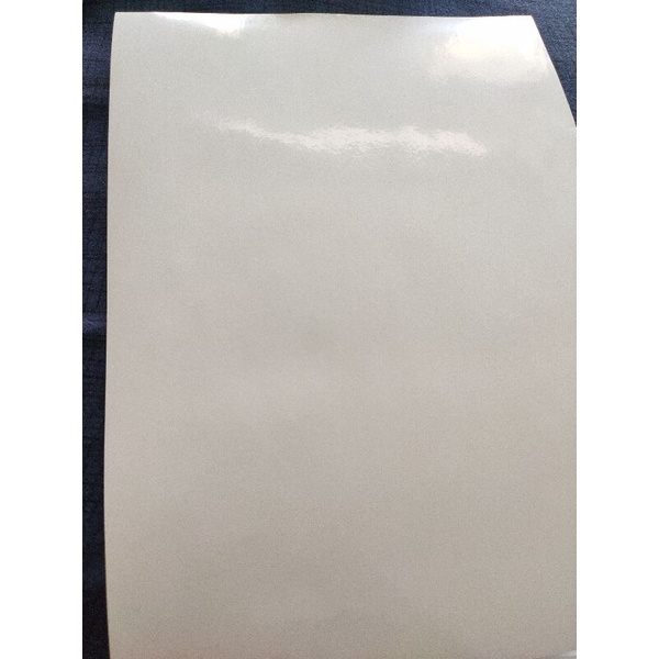 

stiker glossy/mengkilap A4 untuk label olshop