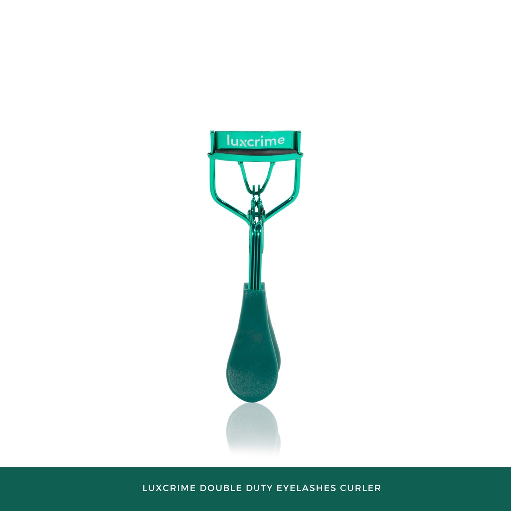❤ MEMEY ❤ LUXCRIME Double Duty Eyelash Curler | Penjepit Bulu mata