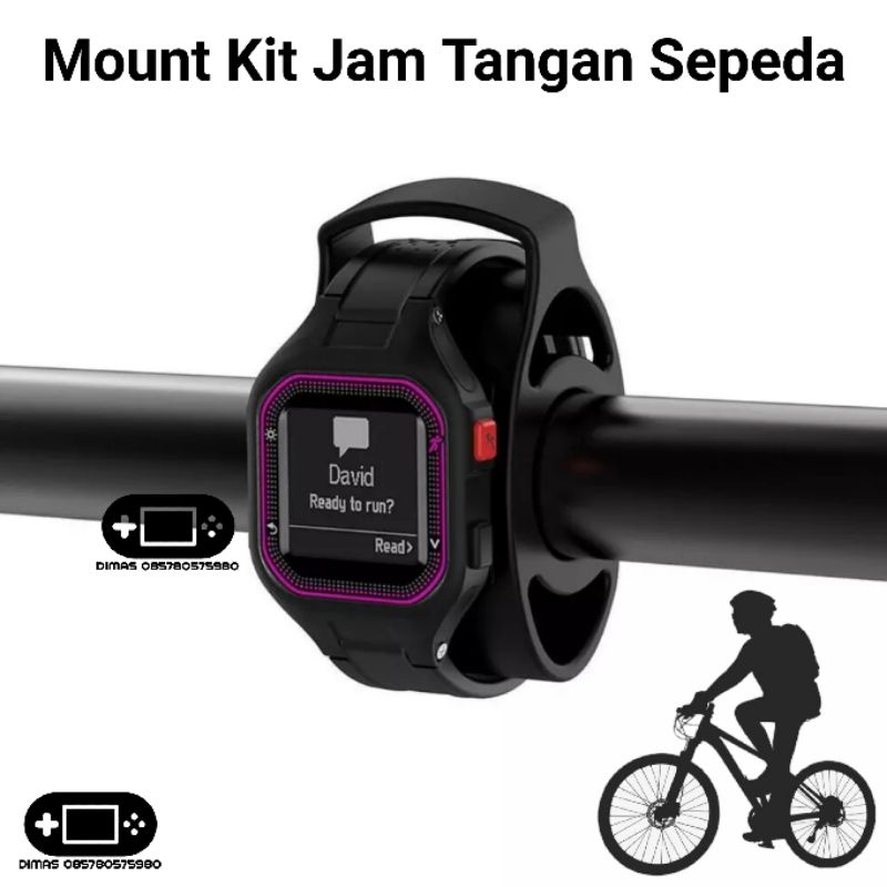 Mount Kit Jam Tangan Sepeda Holder Garmin Smartwatch