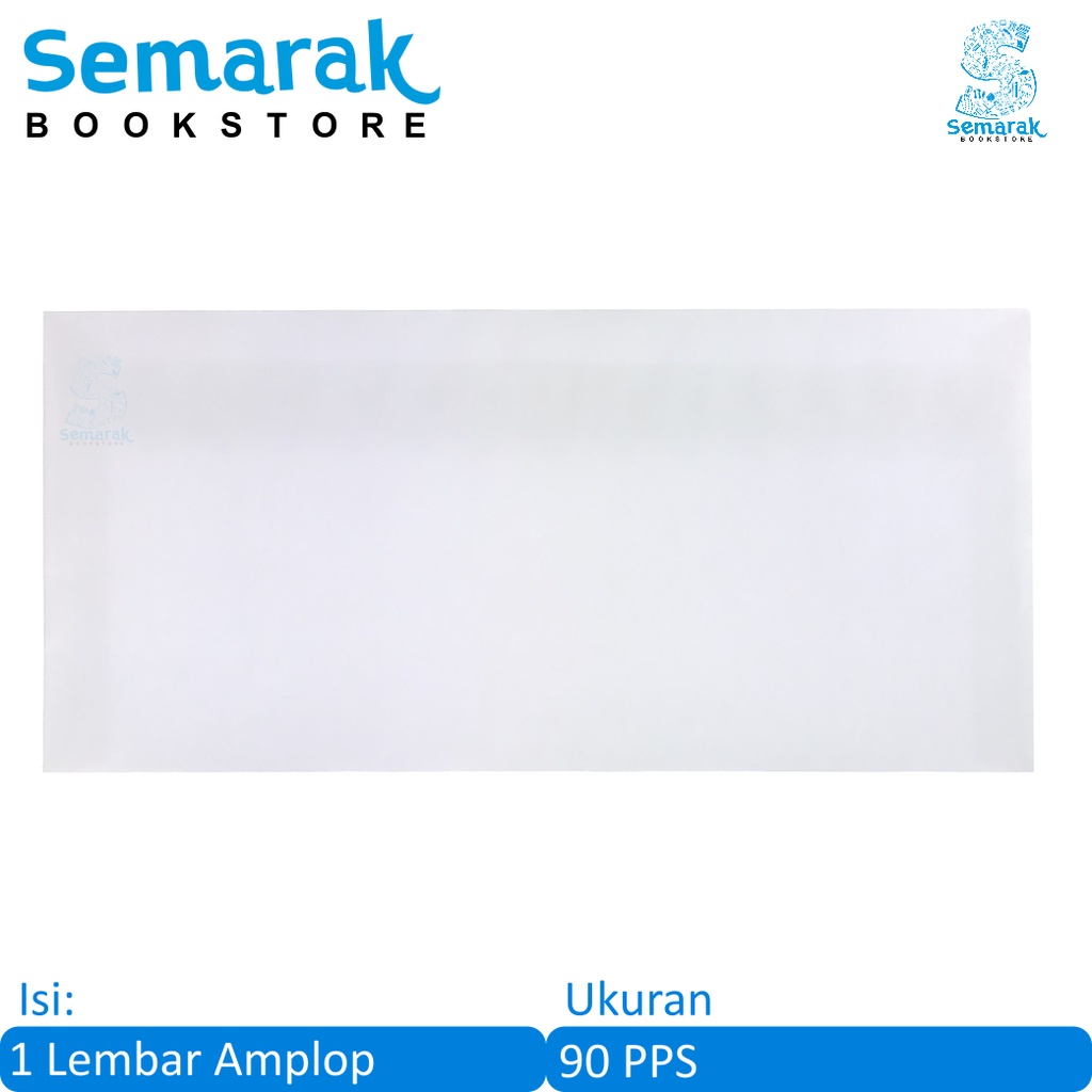 

Paperline Plain Envelope Amplop Putih No.90: 110 x 230 mm
