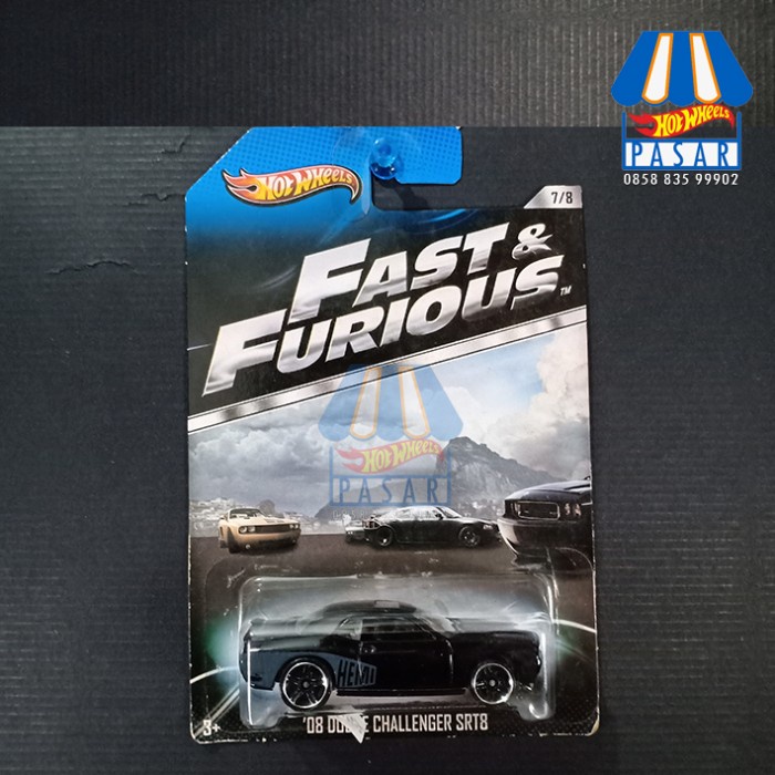 HOT WHEELS FAST & FURIOUS 08 DODGE CHALLENGER SRT8