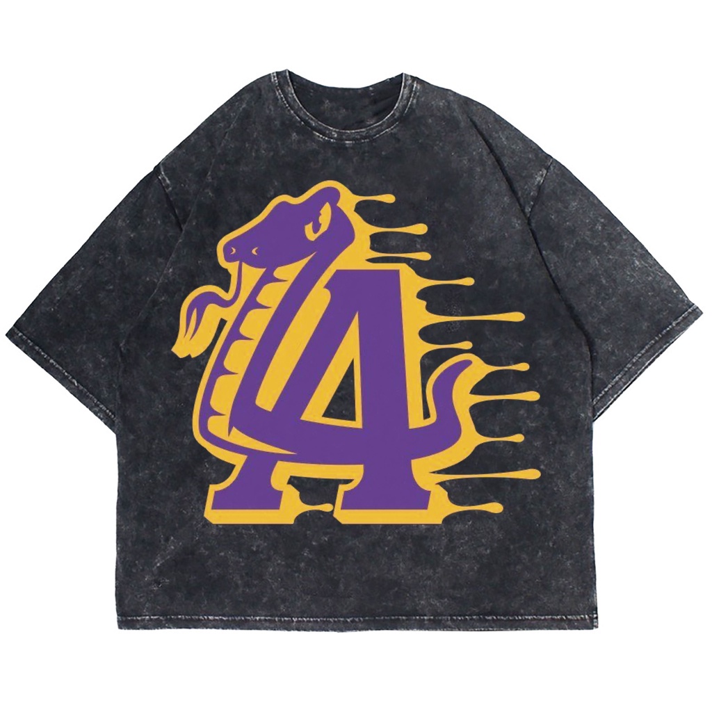 Patternmerch "Lakers crew" Oversize T-shirt | washed tee | kaos vintage