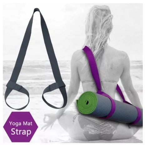 Yoga Mat Tas Sarung Strap Belt Stretch Resistance Band Gym Tali Fitness Carrier Carry Bag Pilates / TAS Matras Khusus TPE