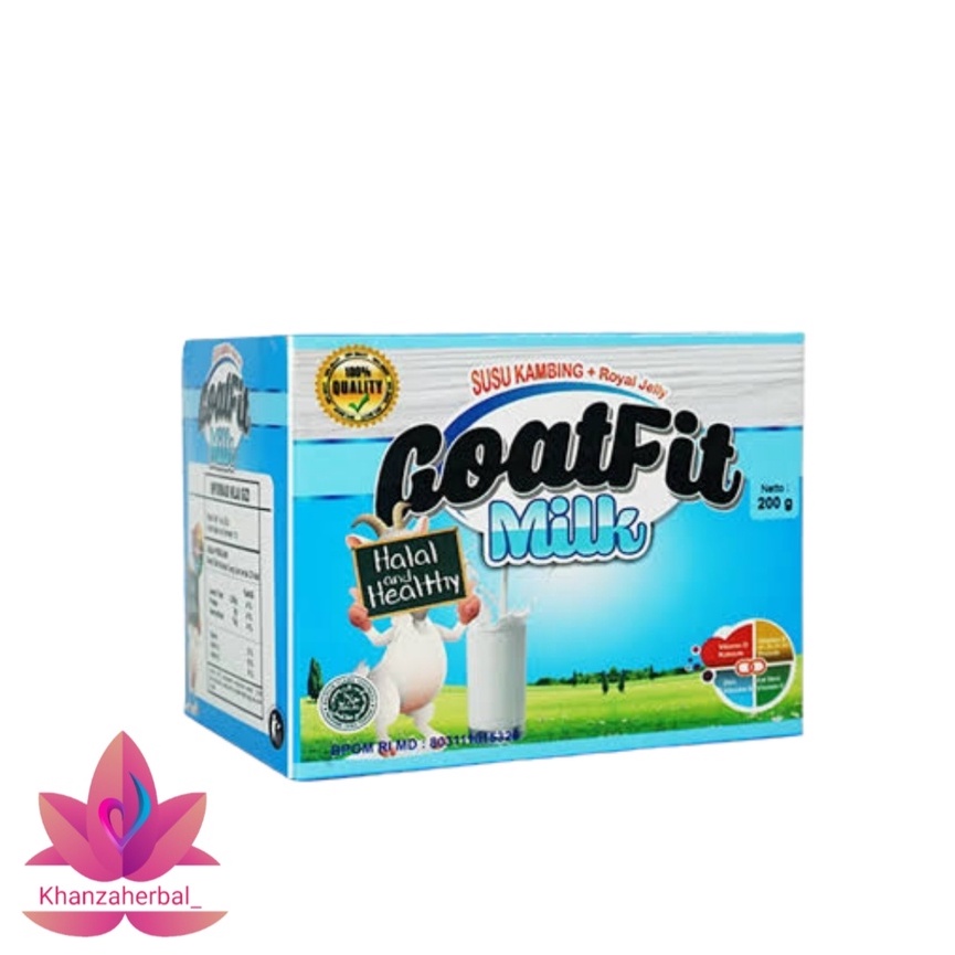 

Goatfit Milk Original | Susu Kambing Etawa Plus Royal Jelly | Goat Fit Original Per Box 10 Sachet