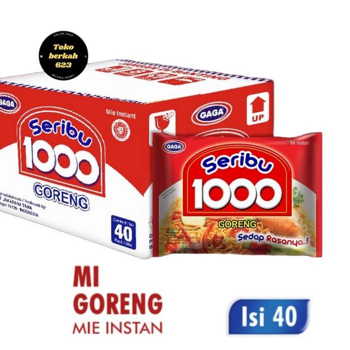 

✔️ 1 Dus MIE GAGA 1000 GORENG 50gr Isi 40 Pcs