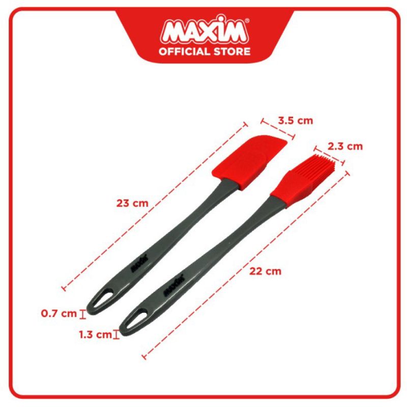 Maxim baking tools spatula scraper basting brush silicone