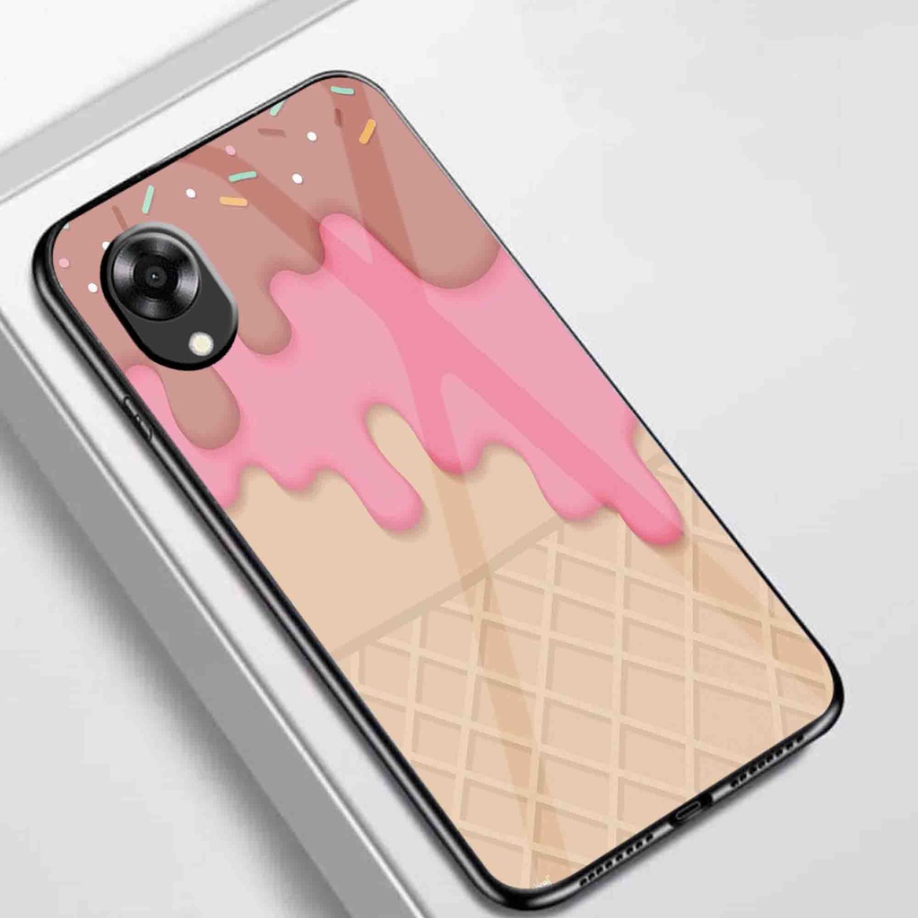 (J23) Softcase Oppo A17k - Softcase Kaca Oppo A17k - Case Aesthetic Oppo A17k - Case keren Oppo A17k