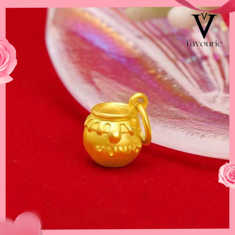 CODKalung Winnie-the-Pooh Alloy Bahan Kartun Lucu Korea Gaya Aksesori Fashion-FA