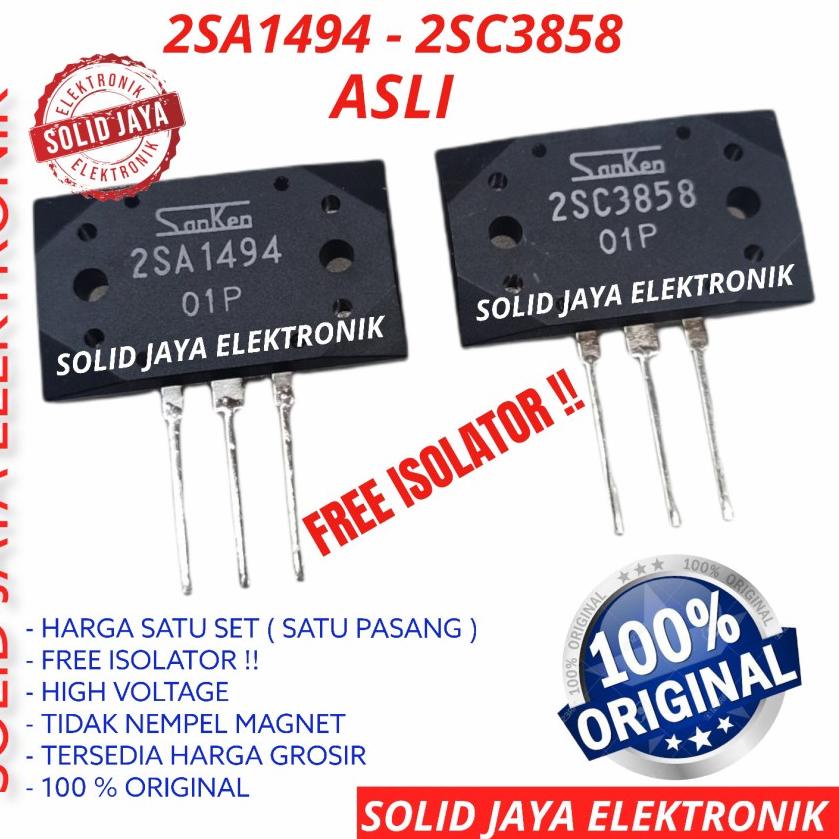 Hadir Terpopuler TR FINAL SANKEN 2SA1494 2SC3858 ASLI ORI TRANSISTOR 2SA 1495 2SC 3858 A1495 C3858 SANKEN ORI ASLI TR FINAL AUDIO ORIGINAL