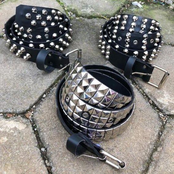 (Ready COD) Belt spike punk / Gesper spike punk / Sabuk spike punk rock / Ikat pinggang