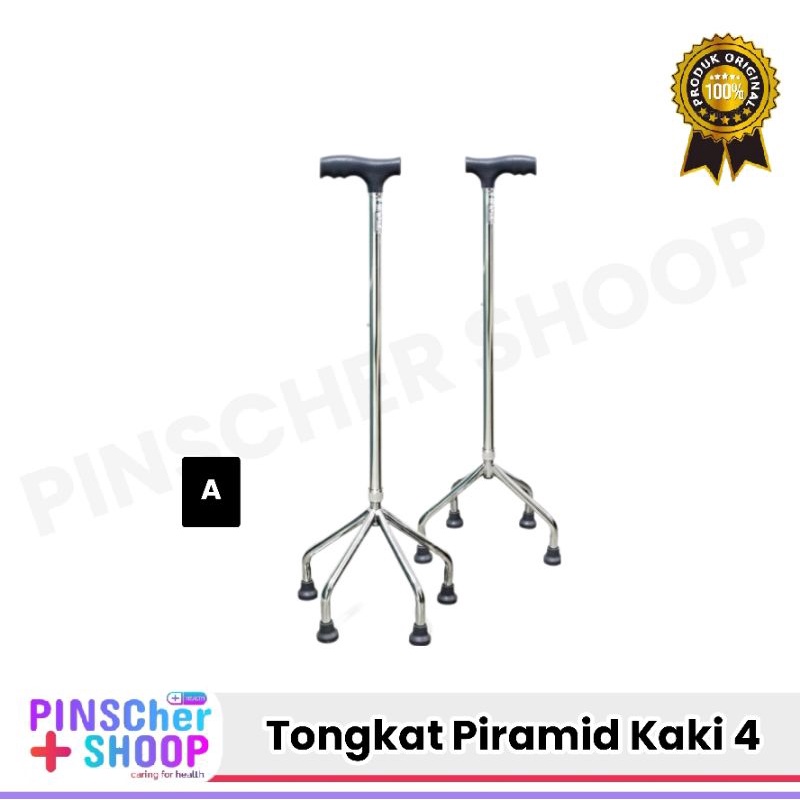 TONGKAT PIRAMID KAKI 4 | TONGKAT BANTU JALAN LANSIA