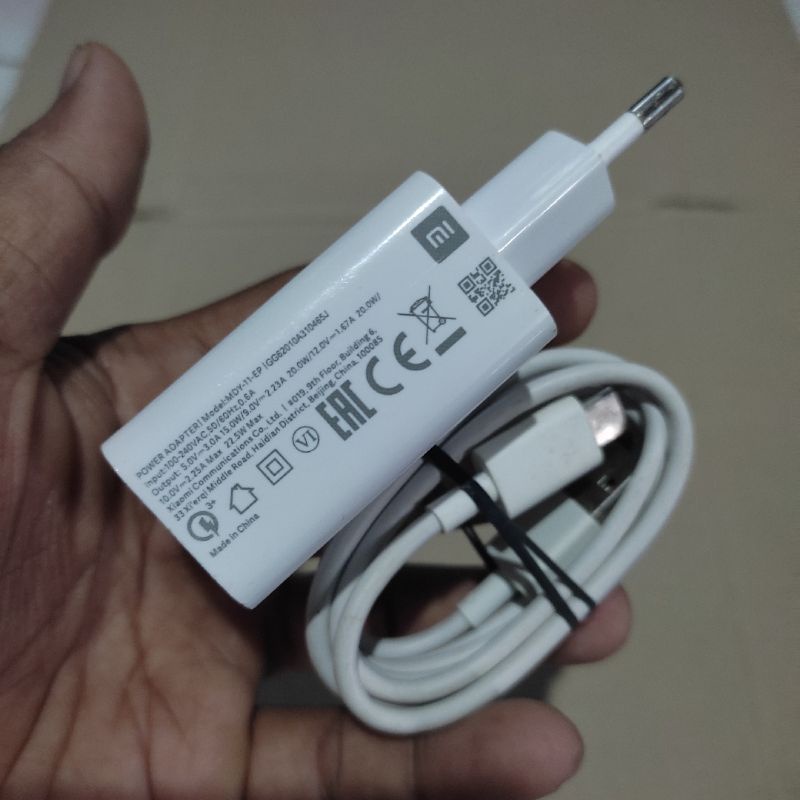 Charger Xiaomi 22,5w Fast Charging Original Copotan Bekas
