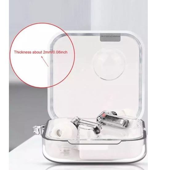TRXYy5Y9 Case Casing Silicon Protective Nothing Ear E1/ Ear E (1) / Nothing Ear1 + Carabiner