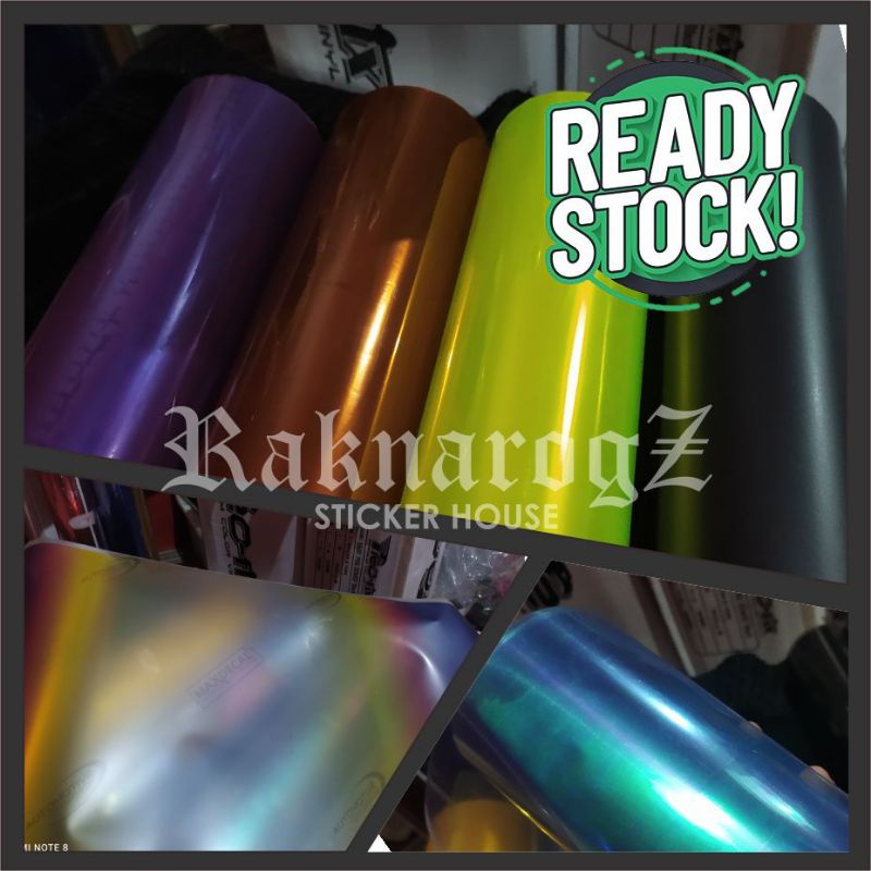 Stiker Skotlet Transparan Warna