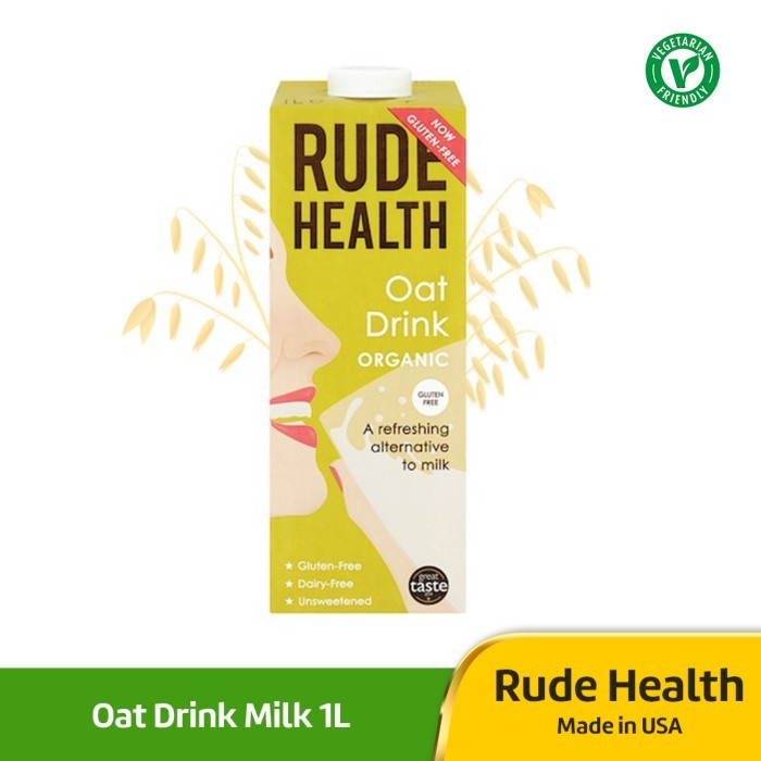 

[new] Rude Health - Oat 1L - Susu Oat