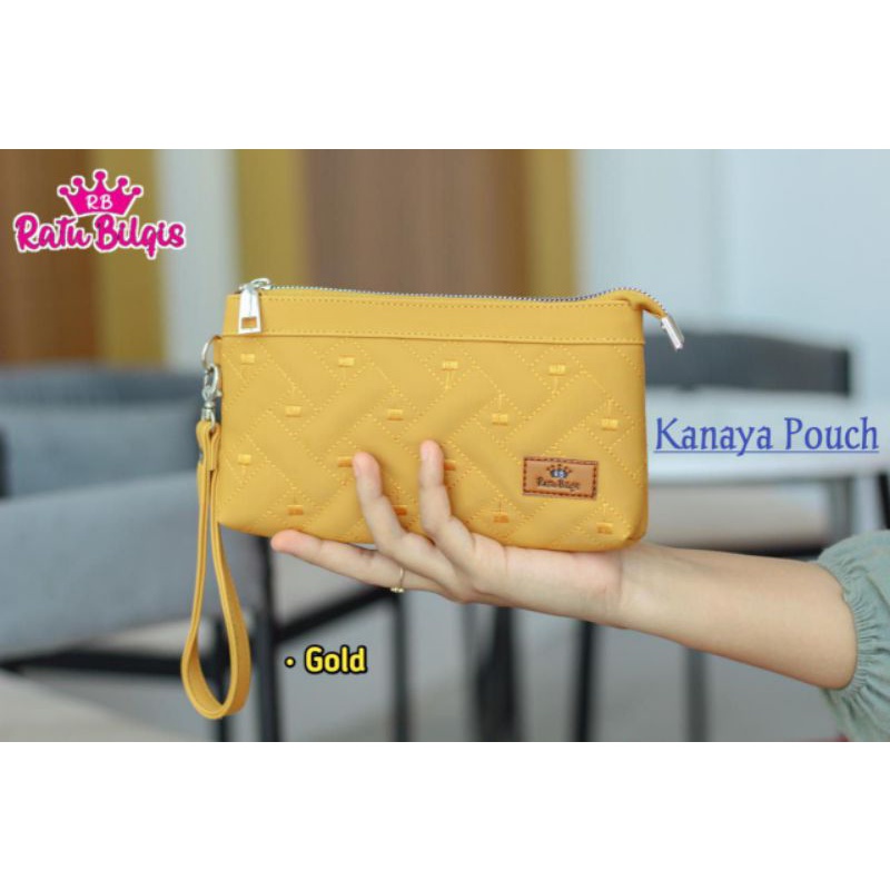 POUCH KANAYA BY RATU BILQIS POUCH KOSMETIK BAHAN CHOCOLY ANTI AOR WATERPROOF