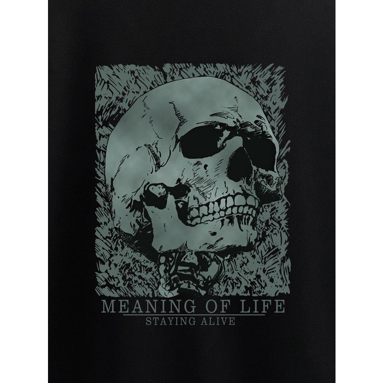 MEANING OF LIFE Sweatshirt Basic II Sweater Crewneck Print DTF II Sz M - XL Anak &amp; Dewasa ( Pria &amp; Wanita )