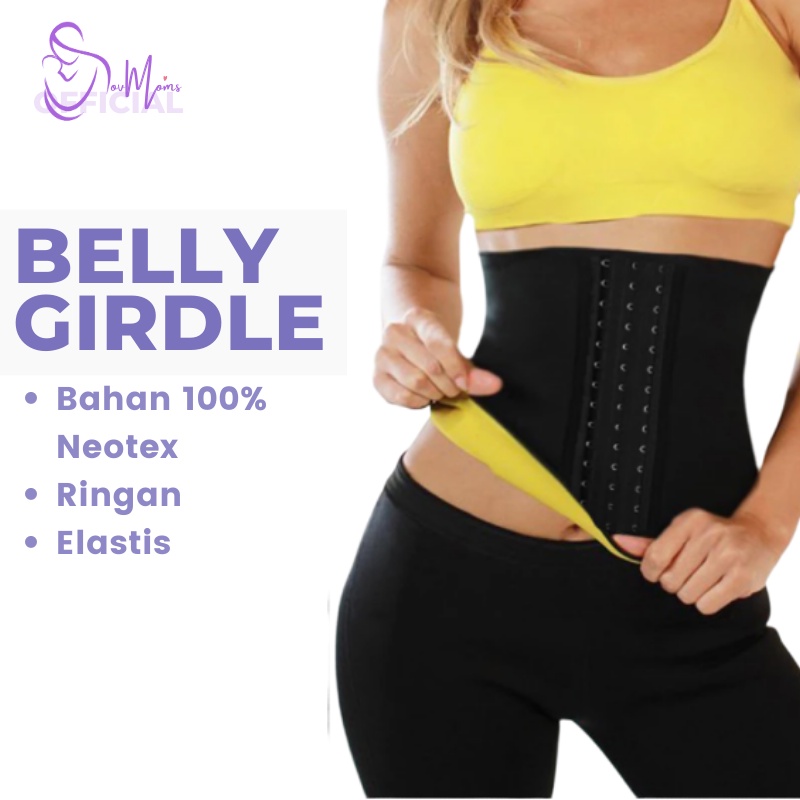 Korset Pelangsing Perut Buncit Cincher Pinggang Hot Shaper Korset Perut Waist CIncher