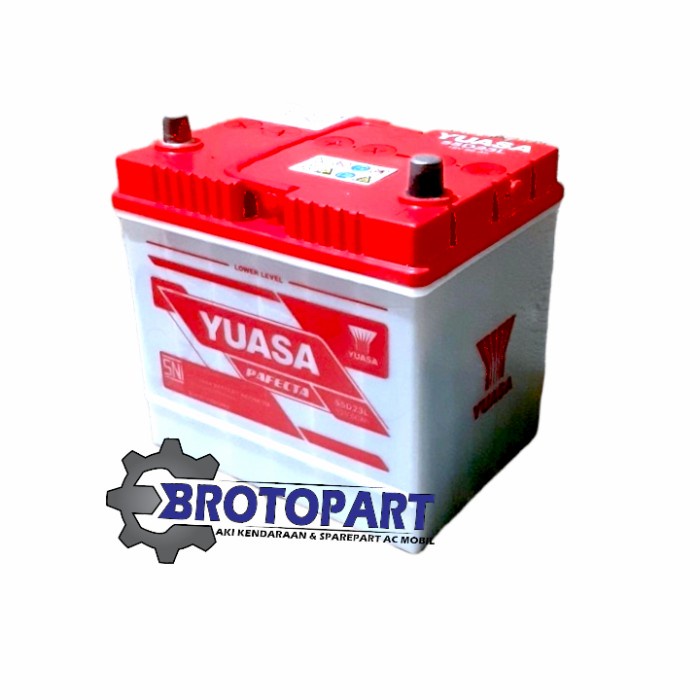 AKI MOBIL YUASA 55D23L PAFECTA/BASAH 12V 60Ah