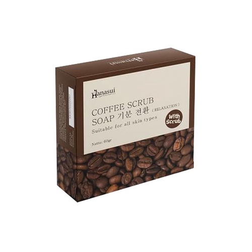 Hanasui Coffee Soap BPOM Original - Sabun Kopi 60 gram