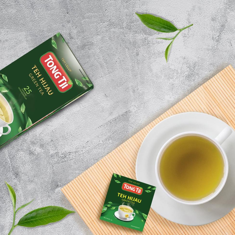 

Flas Sale 1.1 Tong Tji Green Tea 1 pack isi 50 gram ( Tea Bag/ Teh Celup dgn Amplop ) .,..,.,.,.