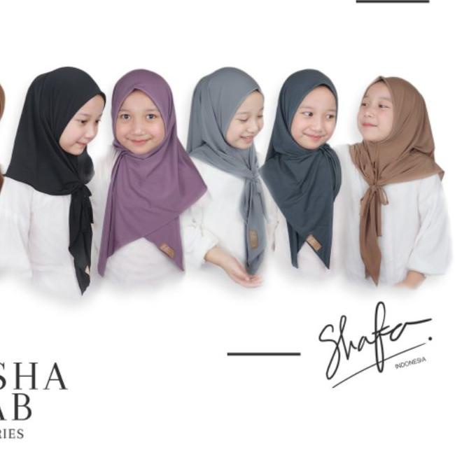 limited Edition✔️Alisha Hijab Casual Series - Hijab Instan Anak 1-7 Tahun|SQ1
