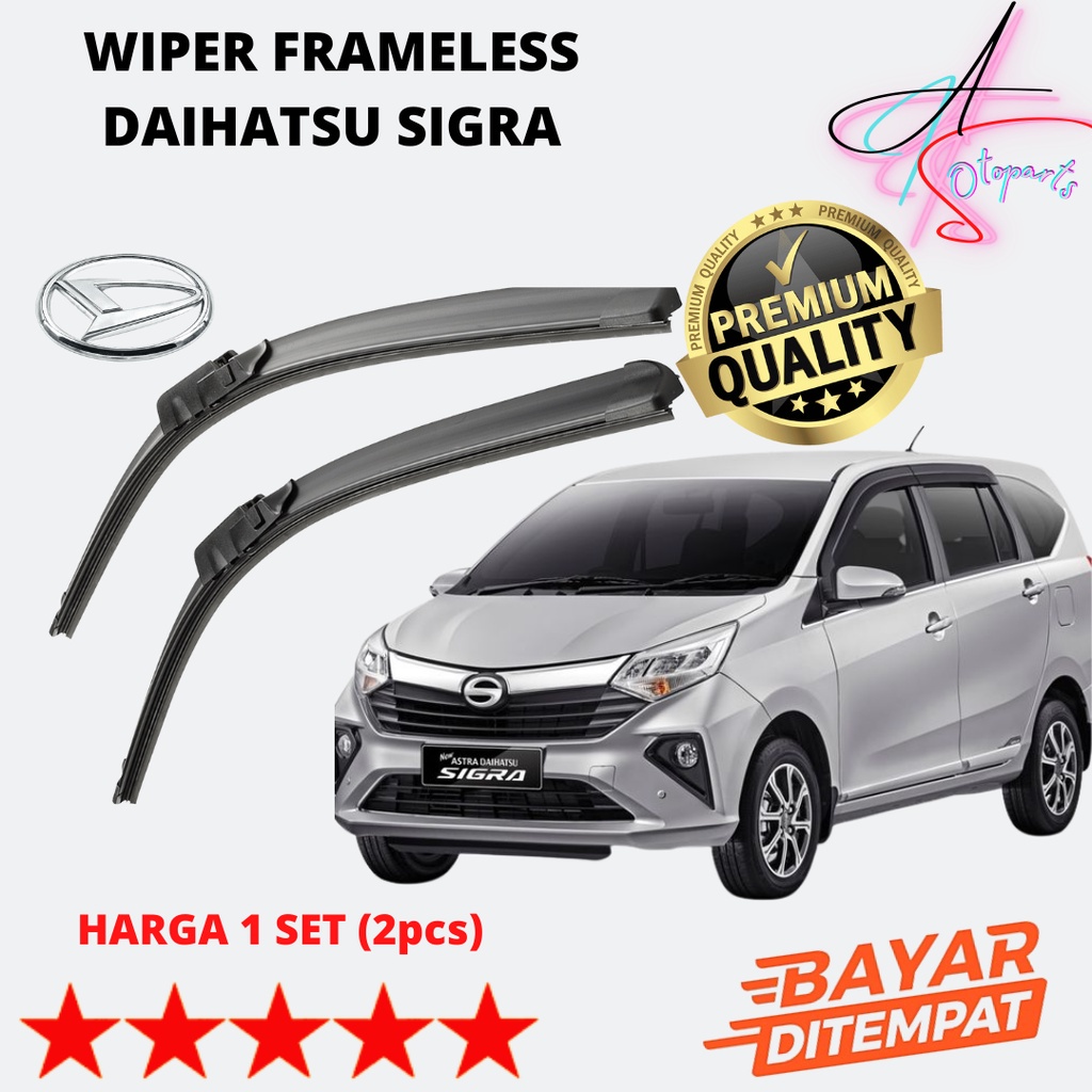 Wiper Calya Sigra Sapuan Kaca Mobil Model Frameless Banana Karet 1 Set Ori Variasi Wiper Mobil Toyot