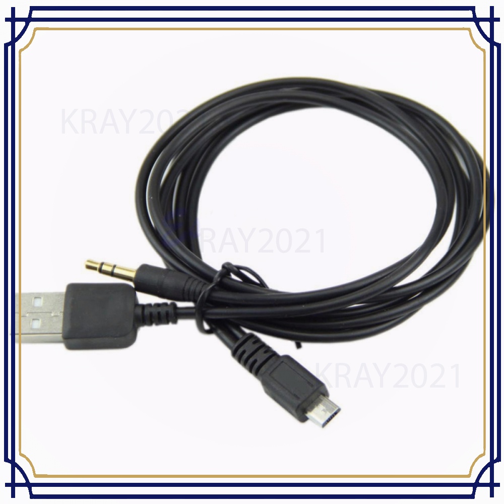 Kabel Splitter Micro USB ke AUX 3.5 mm + USB Male -CV824
