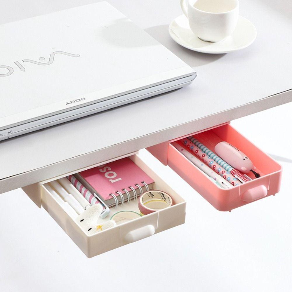 Lanfy Desktop Storage Laci Plastik Siswa Earphone Serba Serbi Alat Tulis Comestics Box Desktop Organizer