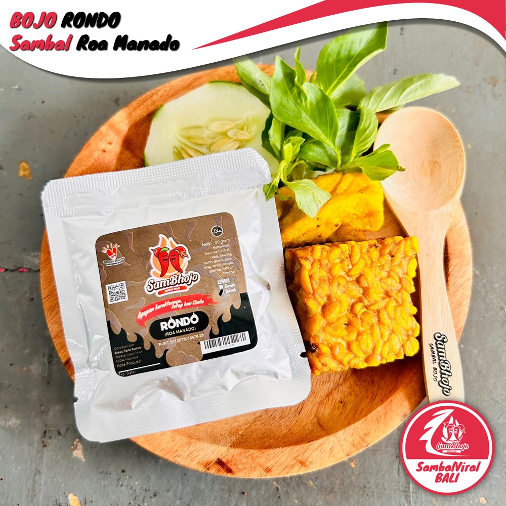 

Sambal Roa Manado, Sambal Roa Asap Khas Manado, Sambal Sachet 20 gr