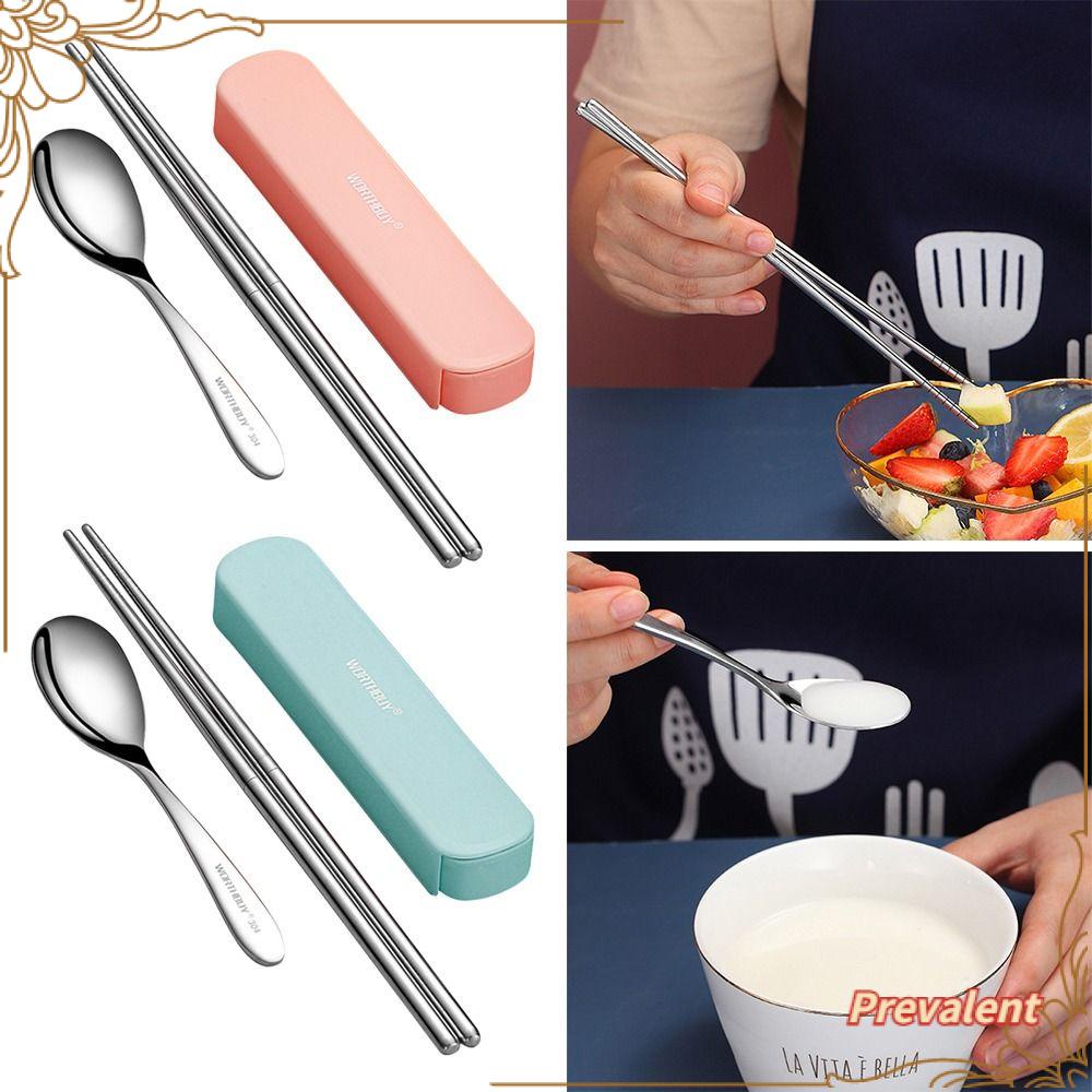 Preva Cutlery Set Pocket Portable Removable Sumpit Sendok Kit Peralatan Makan