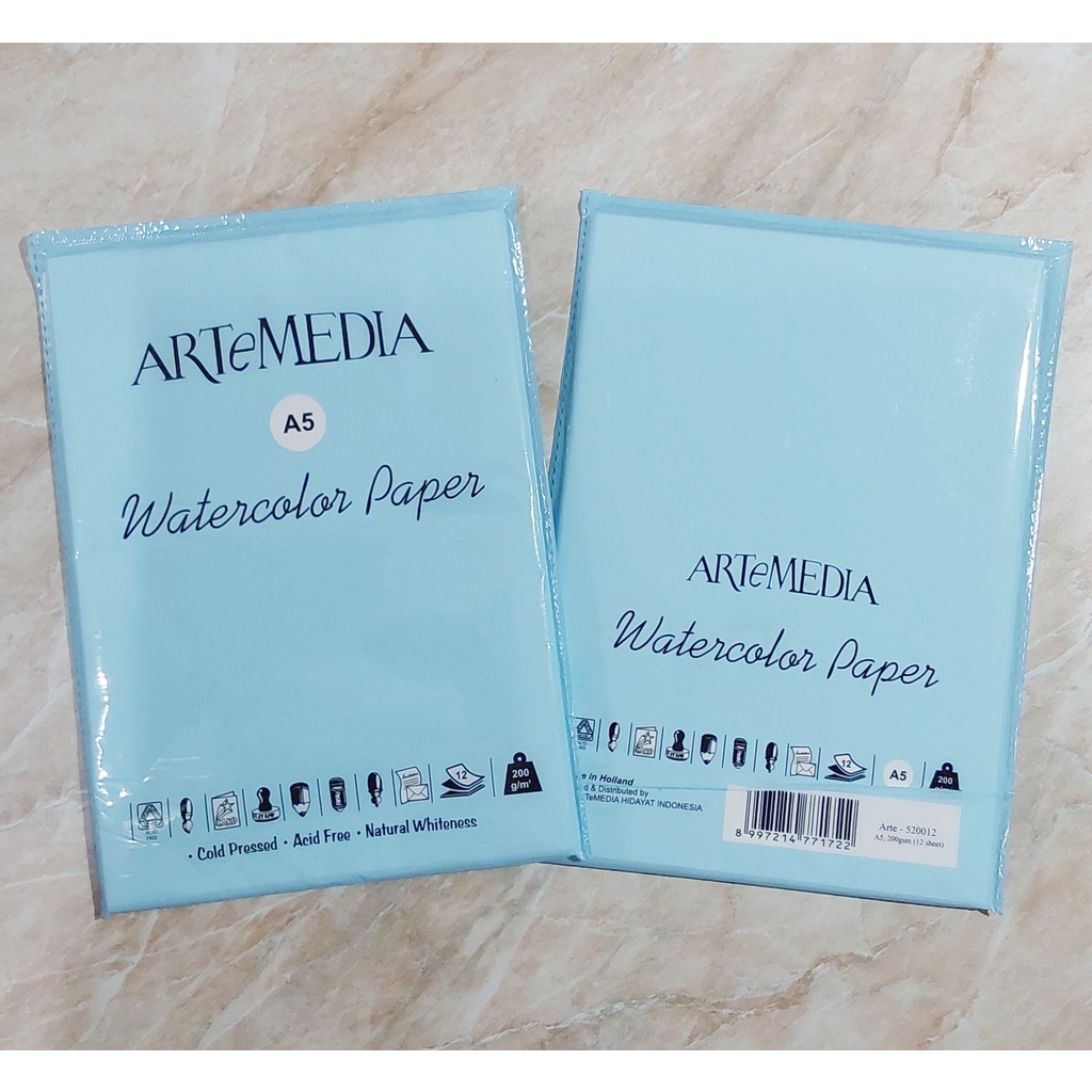 

(PCS) SKETCH BOOK ARTEMEDIA A5 520012 / WATERCOLOR PAPER ARTEMEDIA A5