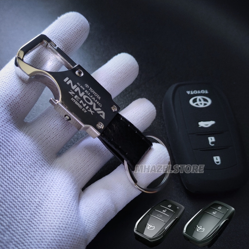 GANTUNGAN KUNCI COVER KEYLESS REMOTE MOBIL TOYOTA KIJANG INNOVA ZENIX TYPE Q