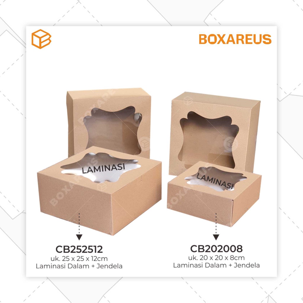 Dus Kue Cake Box Kotak Packaging Kemasan | CB202008 (20pcs)