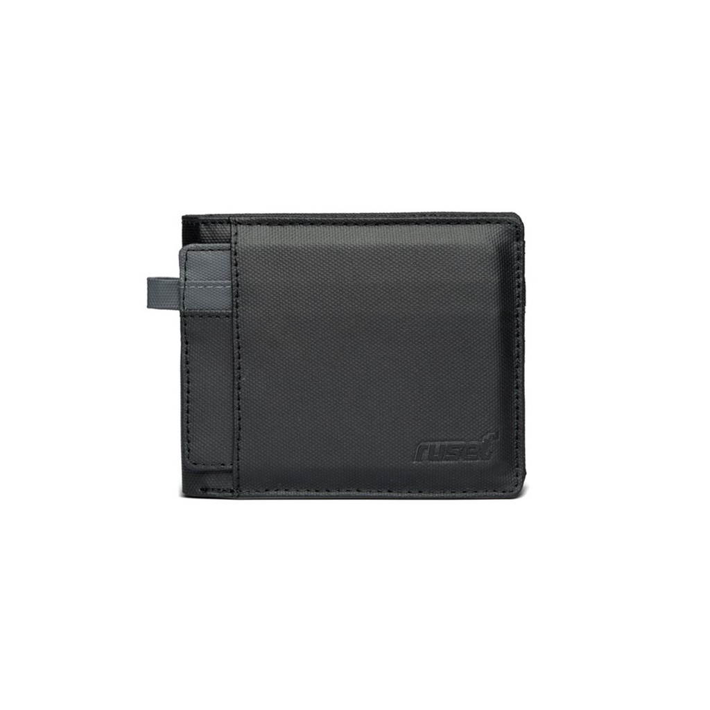 HEYRUS RUSEL I Hiro Wallet Black Dompet Pria Lipat