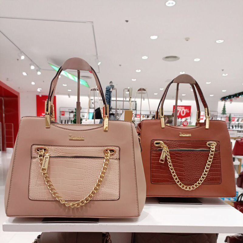 Terbaru Handbag Bellezza Cz91331 Fashion Original Counter Depstore Tas Wanita Jinjing Selempang Croc
