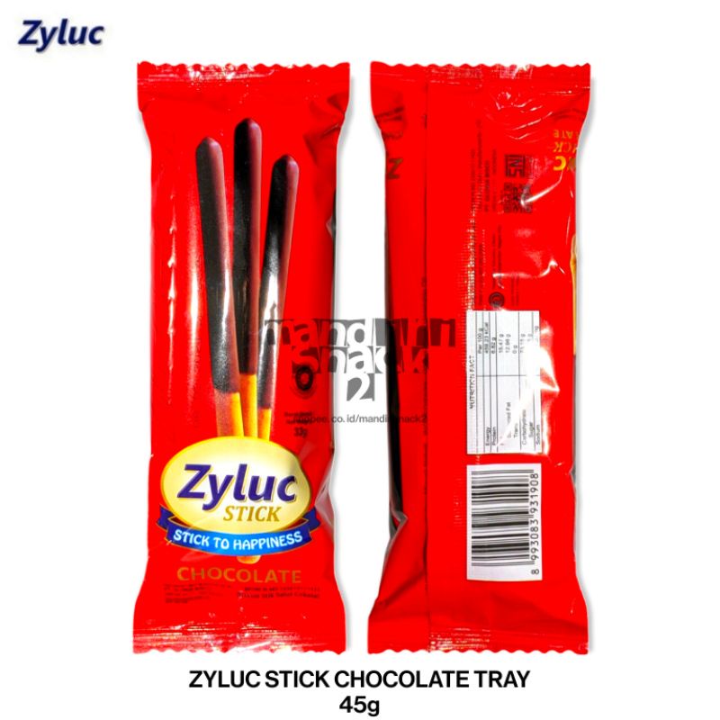 

ZYLUC BISCUIT STICK CHOCOLATE. BISKUIT STIK BERSALUT COKELAT