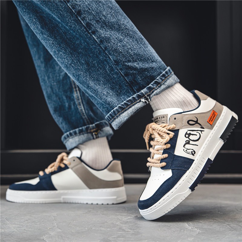 Highland Sepatu Pria Sneakers New Model Casual Fashion Keren Sepatu Cowok Trendy KSR110