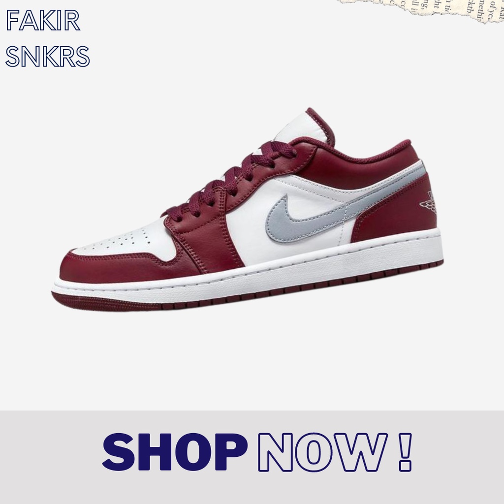 Air Jordan 1 Low Bordeaux GS