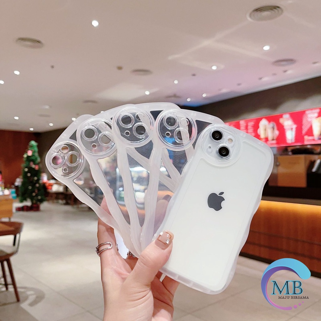 SOFTCASE SOFT SILIKON WAVE GELOMBANG CLEAR CASE BENING XIAMOI REDMI S2 4A 4X 5 5+ 5A 6 6A 7 9A 9T 9C 10A 8 8A PRO 10 POCO M4 10C 12C 11A S2  NOTE 4 5 5A PRIME 6 7 8 9 10 11 11S PRO POCO C40 M3 M4 M5 X3 PRO GT MI A1 PLUS 2022 F3 F4 MB4077