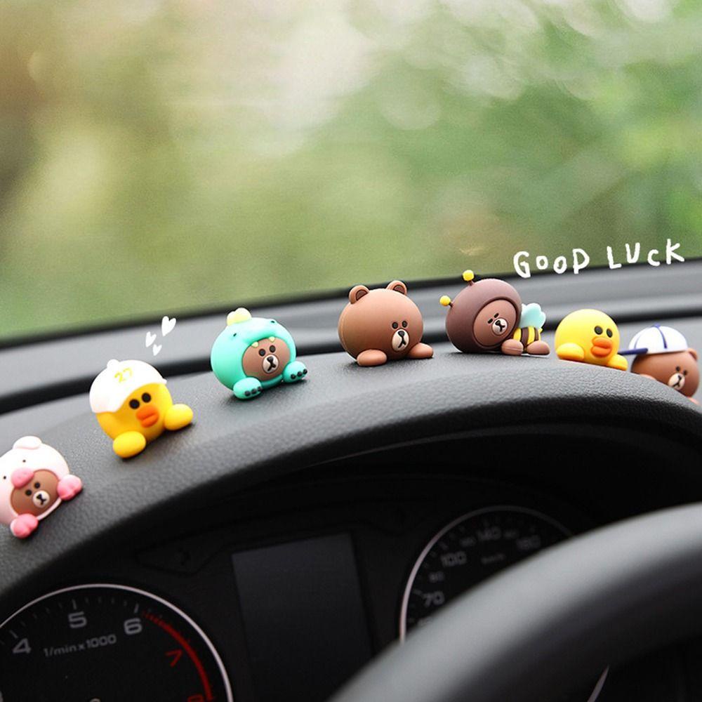 WONDER Ornamen Mobil Kartun Lucu Dekorasi Interior Rumah Auto